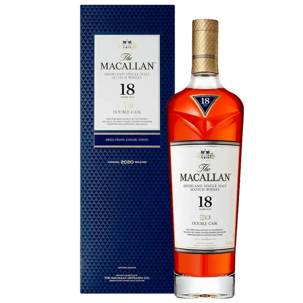 Macallan Double Cask 18 Years Old Подарочная упаковка 0,7 л