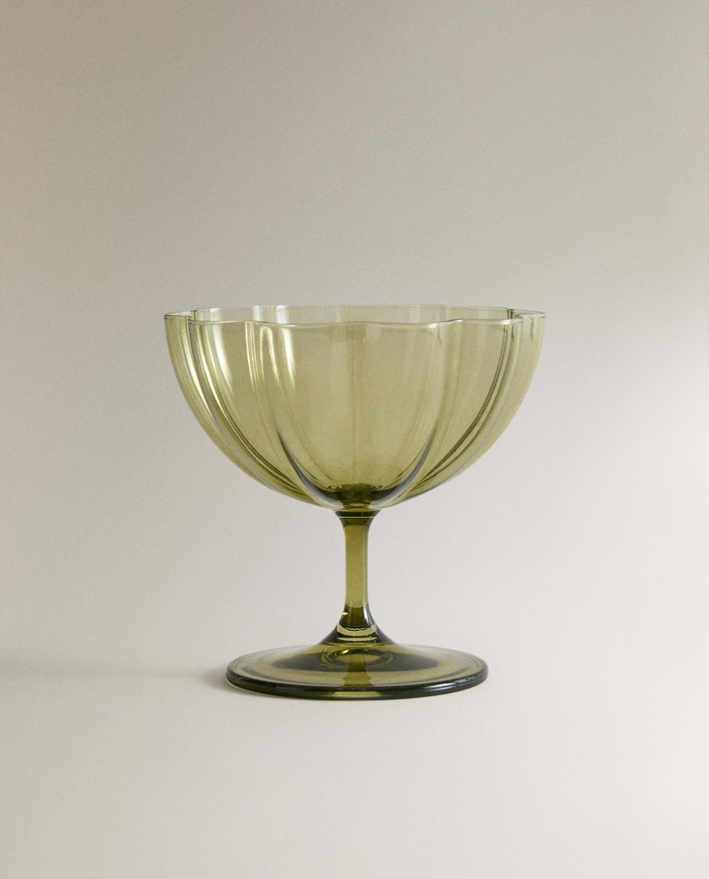 Zara Home тарелка из стекла, цвет синий, 10.6 см