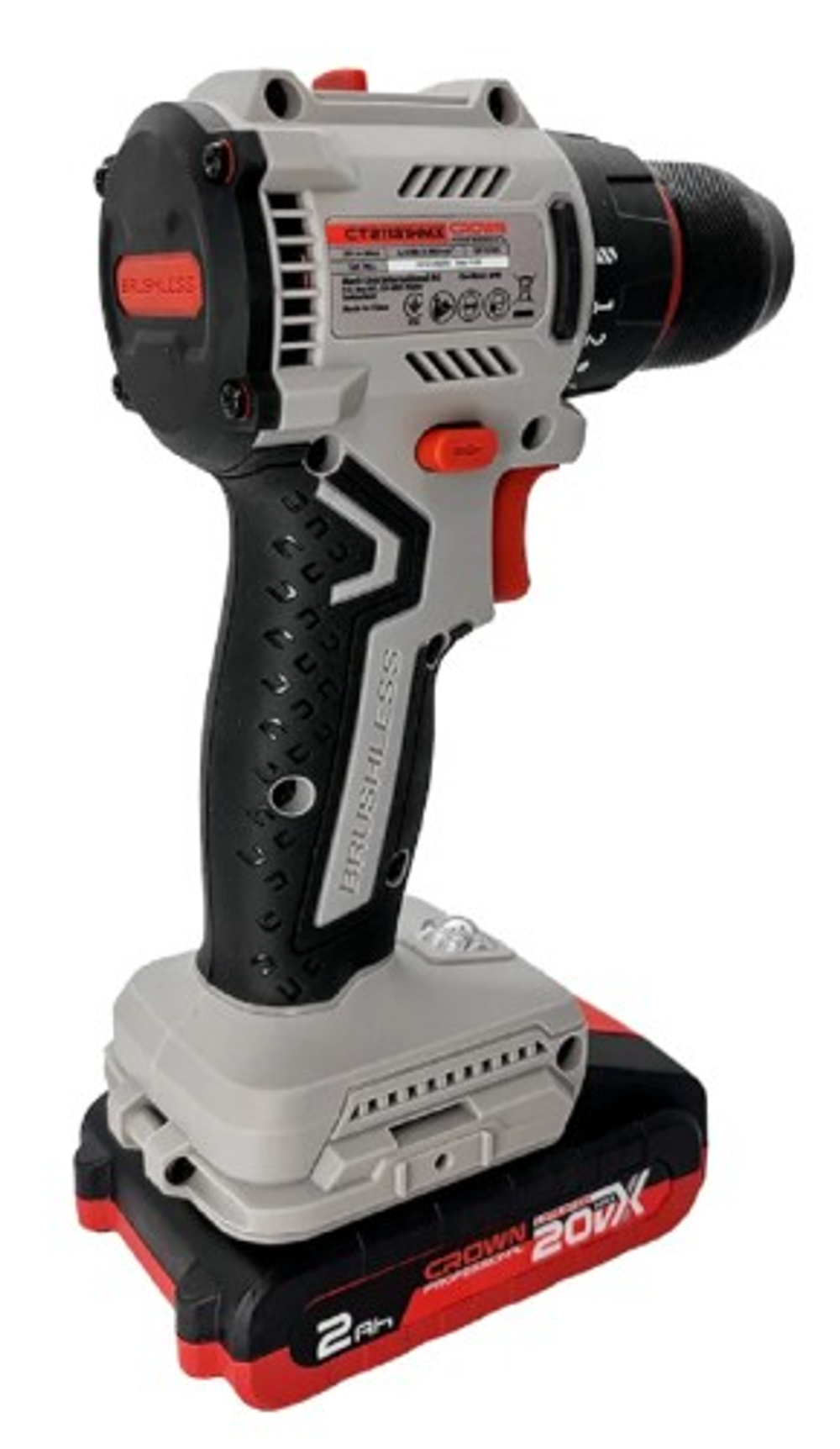 Дрель-шуруповерт аккумуляторная Crown CT21131HMX-2 BMC