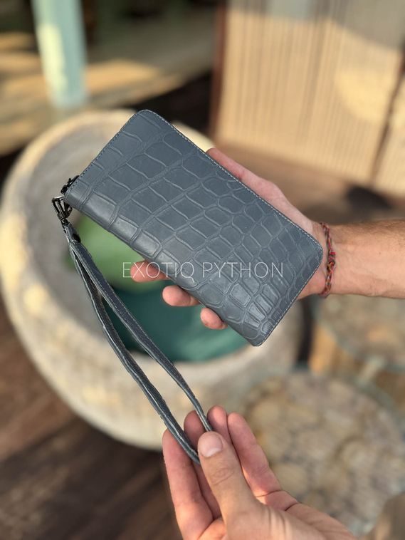 Мужское портмоне из кожи крокодила WA-230