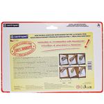 Доска двусторонняя маркерная А4 (337х240 мм), БЕЛАЯ/ЛИНИЯ, 2 маркера + салфетка, CENTROPEN, 7719, 5 7719 0201