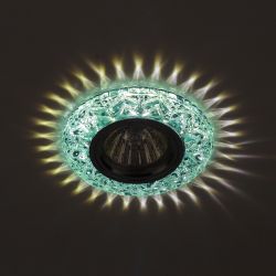 DK LD4 BL/WH Светильник ЭРА декор cо светодиодной подсветкой MR16, голубой