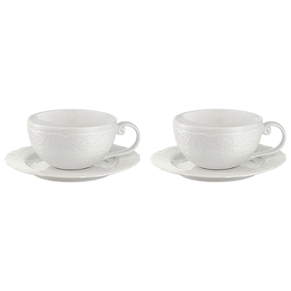 Набор чайных пар Tracery, 250 мл, 2 шт.