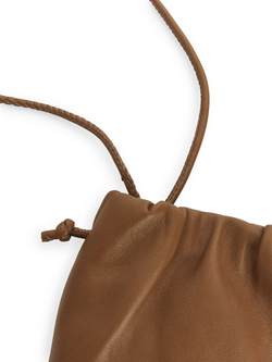 ARKET КОЖАНАЯ СУМКА ЧЕРЕЗ ПЛЕЧО, КОРИЧНЕВЫЙ