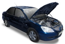 Упоры капота АвтоУпор для Mitsubishi Lancer IX 2003-2010, 2 шт., UMILAN021