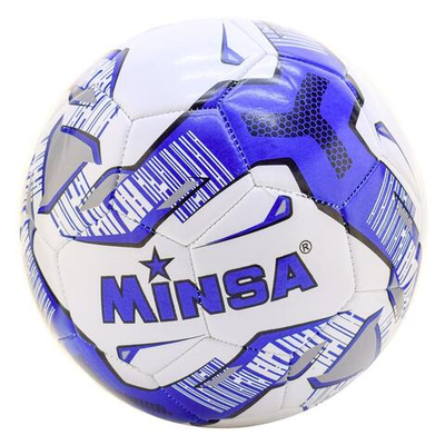 Мяч футбольный "MINSA", 402g. размер 5, PVC,машин.сшивка. 1890568