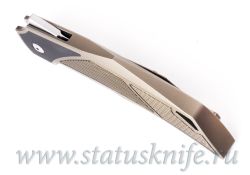 Нож CKF/BHARUCHA Justice (М390, титан, цирконий, ручной сатин)фотография - 10