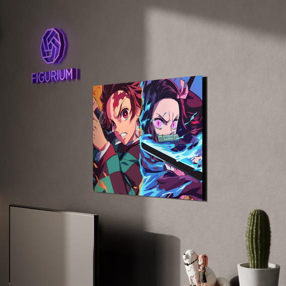 Постер Tanjirou x Nezuko - Demon Slayer