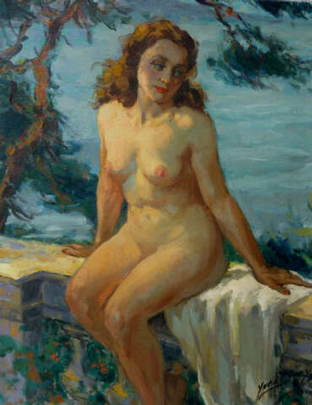 Yves Diey (1892-1984) - эротическое искусство французского художника