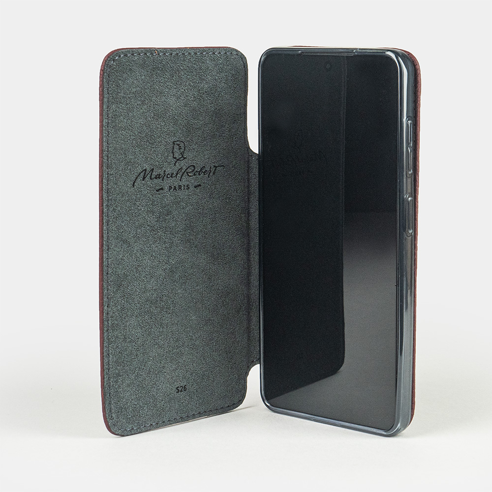Чехол для Samsung Galaxy S26 Benoit Теленок Бордовый