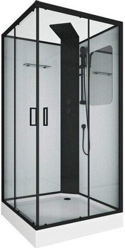 Душевая кабина Grossman Elegans GR250Q (100х100х217) дверь раздвижная,5 мест