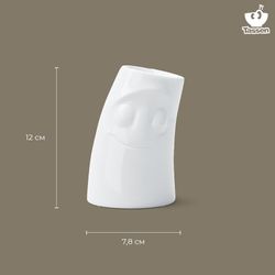 Подсвечник Cuddly, 12 см, белый