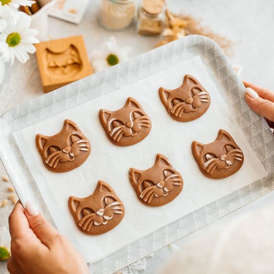 Пряничная форма Котик Тишка