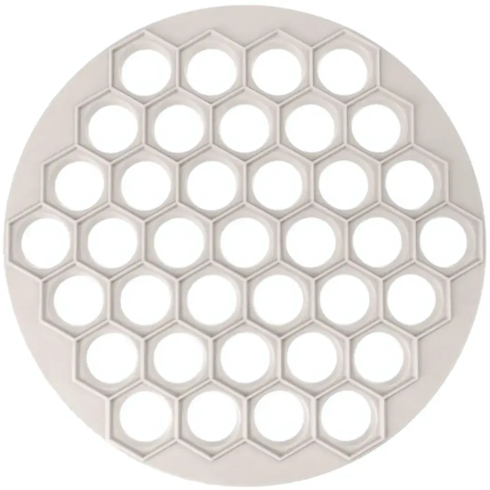 Пельменница 37 ячеек d-24,5см (Светло-бежевый)