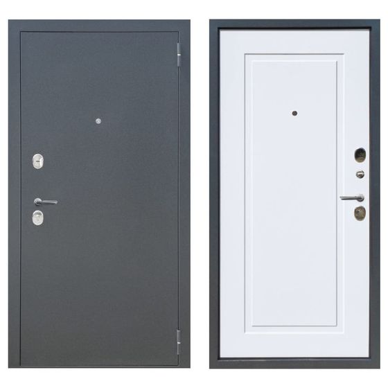 Купить Входная дверь М2 букле графит ФЛ-25 velluto bianco