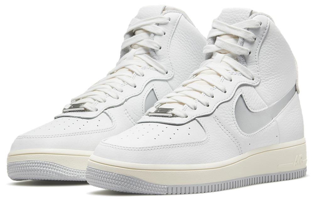Кроссовки Nike Air Force 1 Sculpt Silver (Женская размерная сетка)