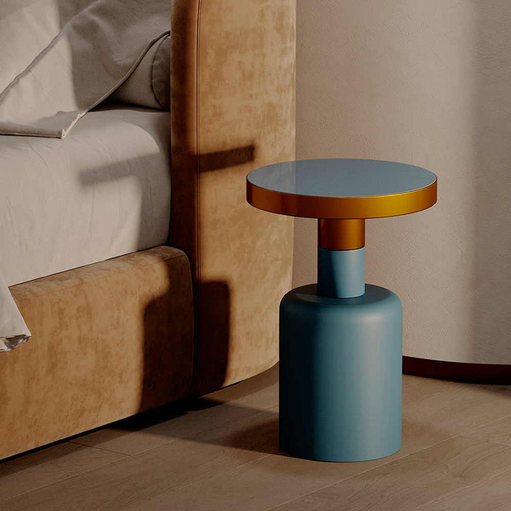 Столик журнальный Bergenson Bjorn Froud, 35 см, синий