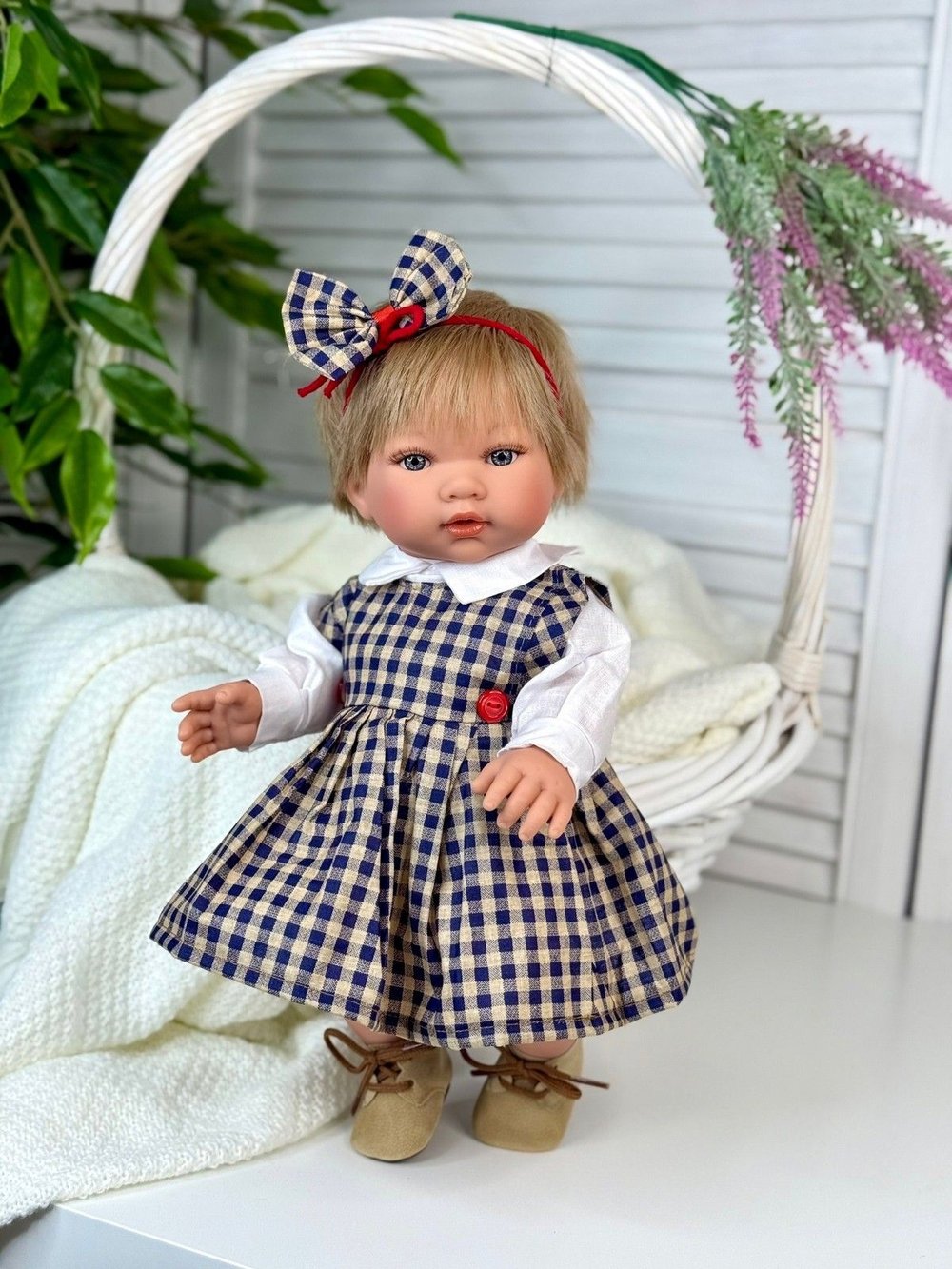 Кукла D Nenes виниловая 34см Lean (053759)