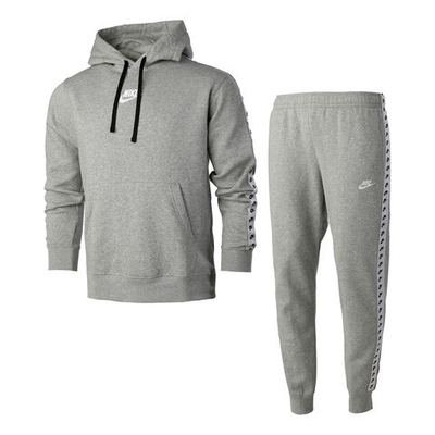 Мужские теннисные Костюмы Nike Sportswear Sport Essentials Fleece Tracksuit Men - Lightgrey