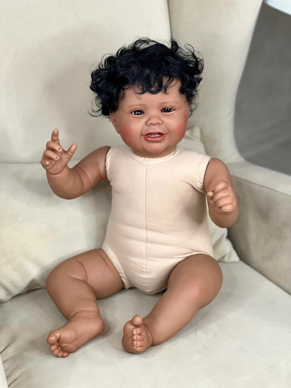 Кукла Реборн мягконабивная 60см (FA-971)