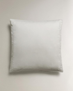 ZARA HOME (300 НИТЕЙ) НАВОЛОЧКА ИЗ ХЛОПКА, СЕРЫЙ
