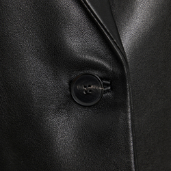 Жакет кожаный полуприталенный