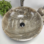 Раковина из оникса Bowl Grey Medium TinLip BO-61043 45*45*17