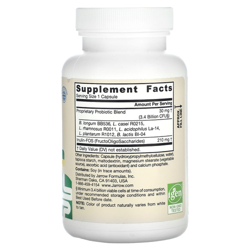 Jarrow Formulas, веганский Jarro-Dophilus® Plus ФОС, 200 растительных капсул