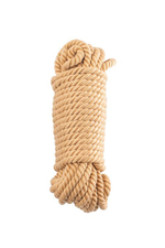 Хлопковая веревка PREMIUM BONDAGE ROPE COTTON - 10 м. (Цвет: телесный)