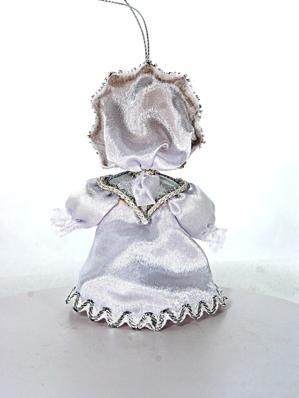 Кукла-подвеска Снежинка-Снегурочка