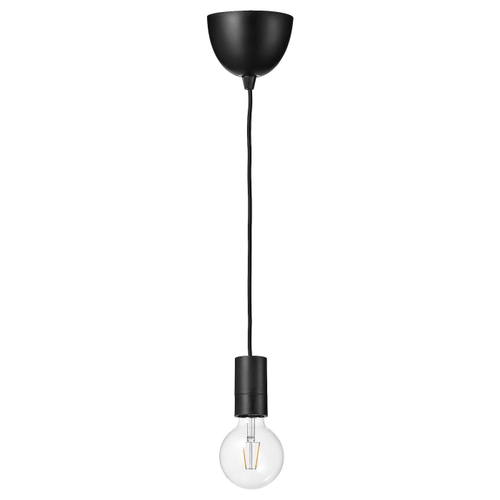Подвесной светильник IKEA SUNNEBY / LUNNOM (СУННЕБЮ / ЛУННОМ), Черный, 16 см