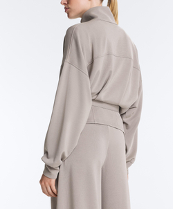 Oysho Мягкая куртка облегающего кроя, светло-серый