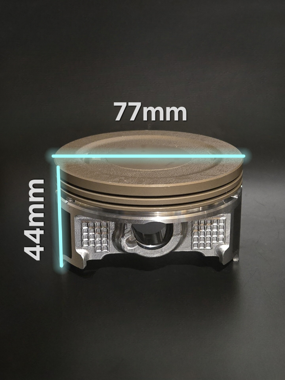 поршневая (цпг) 172FMM 300 кубов 2 клапана (77мм, тефлон)