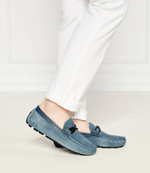 Мокасины SUEDE INDIGO Baldinini - индиговой(U4E062P1CROS)