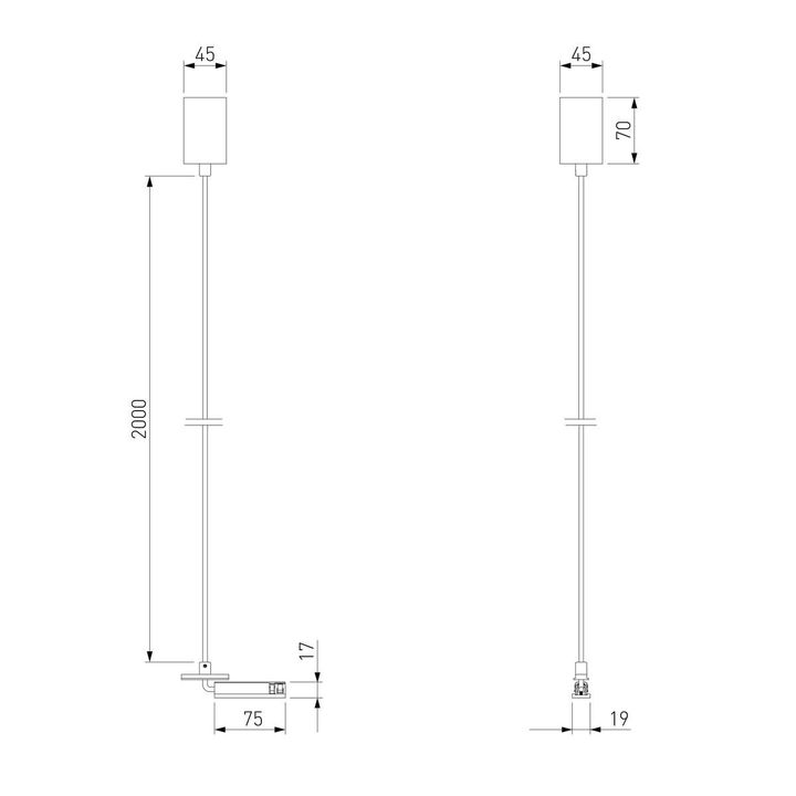 Подвесной комплект Elektrostandard Brass Line 85009/00 a069703