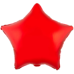 Шар фольгированный Звезда 45 см (Красный)