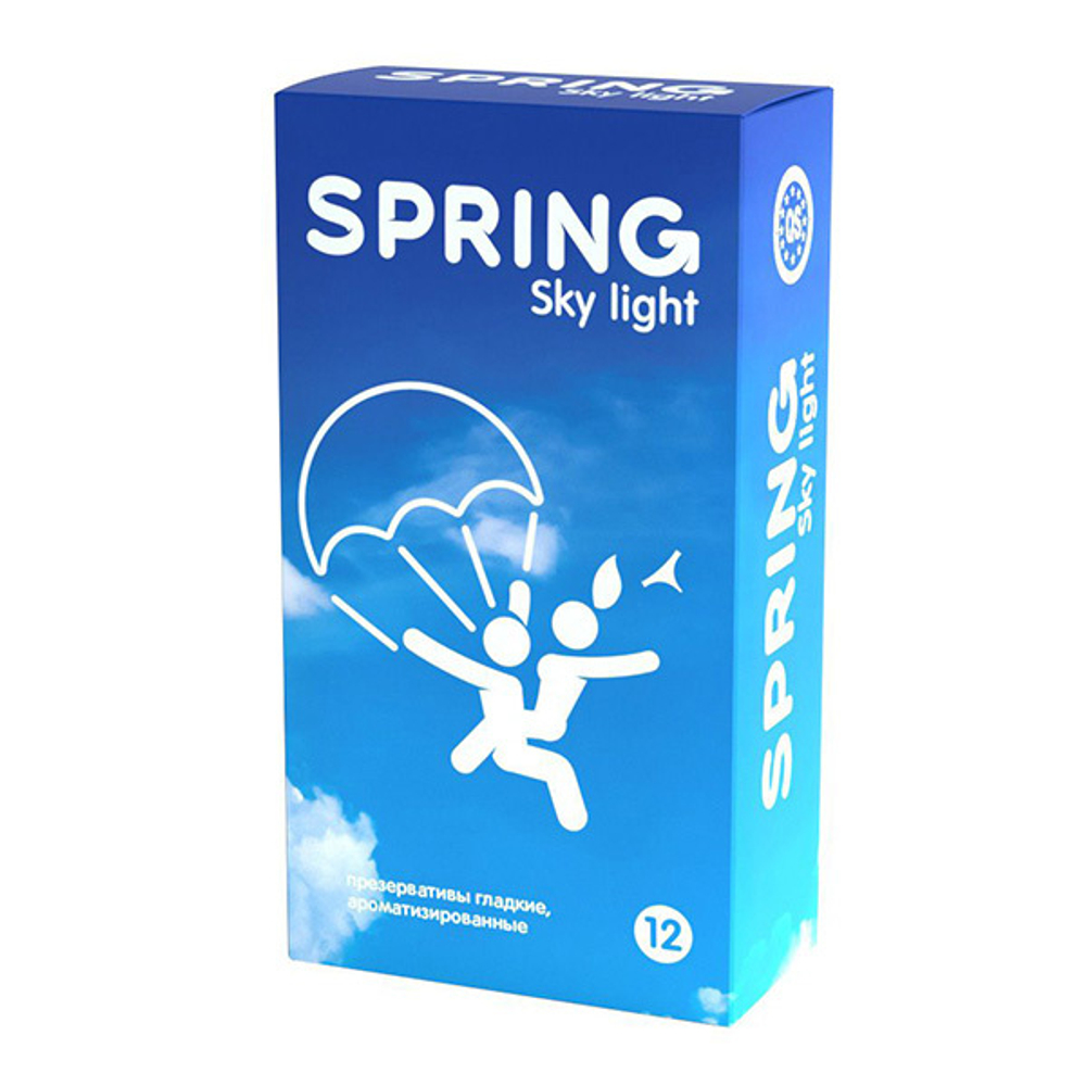 Ультратонкие презервативы Spring Sky Light 12шт