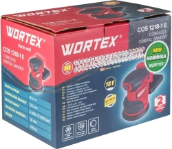 Эксцентриковая аккумуляторная шлифовальная машинка для авто, дерева, металла, пола, стен и потолков 125мм WORTEX COS 1218-1 E в кор. ALL1 SOLO (1333435)