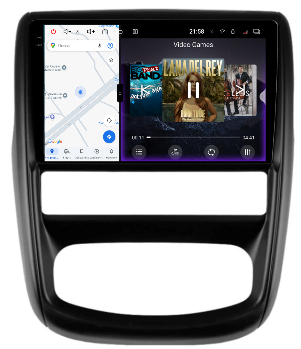 Магнитола для Renault Duster 2010-2015, Nissan Terrano 2014+ - Redpower 85359 PRO/PROmax ТОП звук, 2K QLED, Android 14, CarPlay, 4G SIM-слот