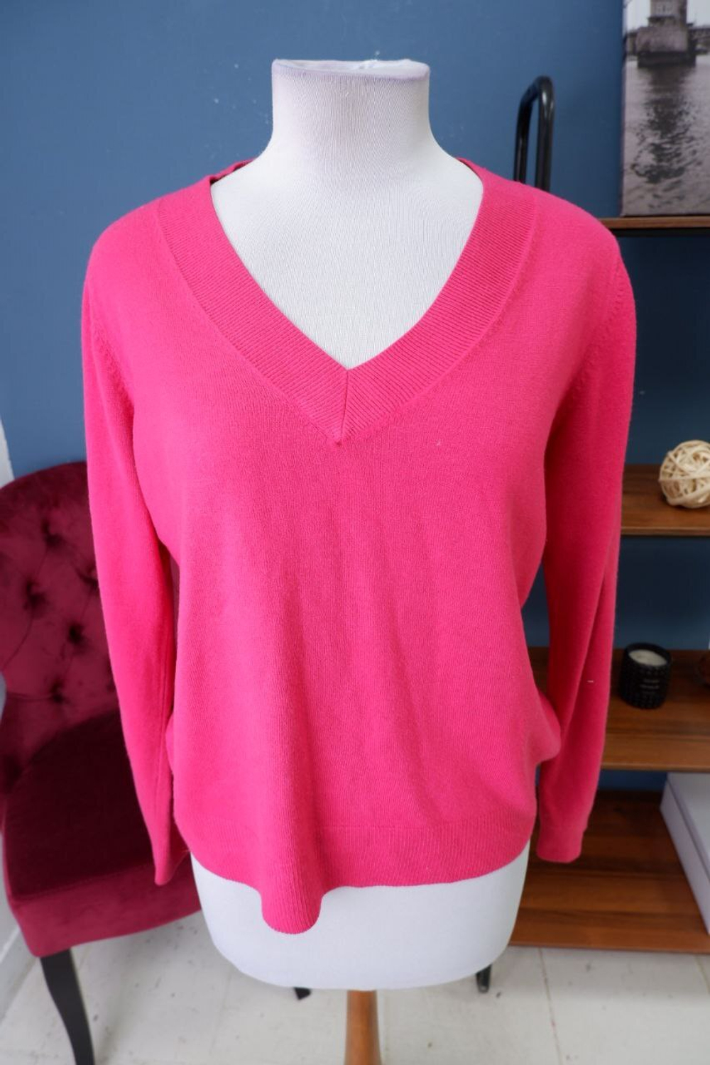 Джемпер Bhs малиновый 54 размер