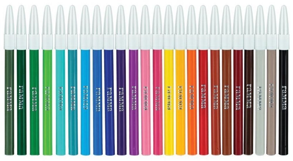 Фломастеры ГАММА "Мультики", 24 цвета, вентилируемый колпачок, картонная упаковка, 180319_07