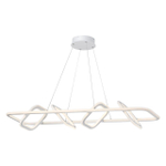 359184 OVER NT23 000 белый Светильник подвесной диммируемый, в комплекте пульт ДУ IP20 LED 4000К 175W 220V ONDO