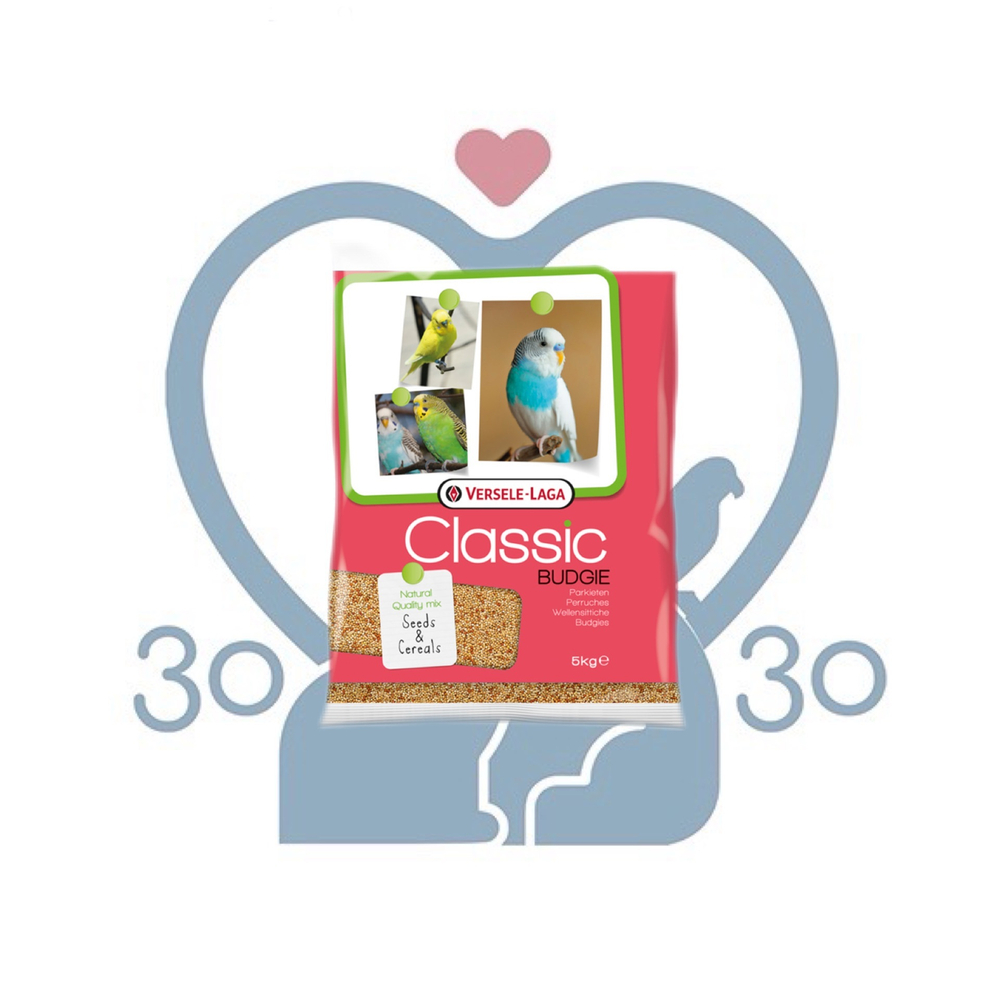 Classic Budgies комбинированный корм для волнистых попугаев, 500гр
