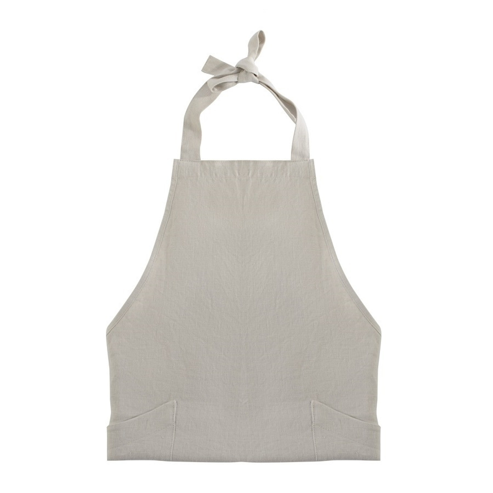 Фартук из умягченного льна бежевого цвета Essential,, 70х82 см