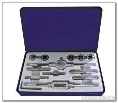 Набор резьбонар. 14 пр. металл. футл. БМ