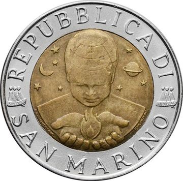 500 лир 1996 Сан-Марино, Фридрих Гегель