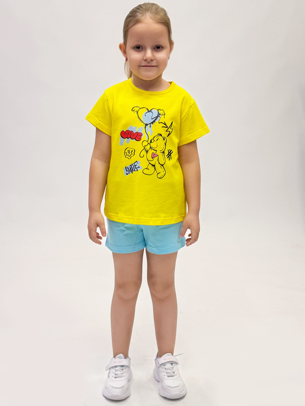 футболка для девочки 1-6 лет