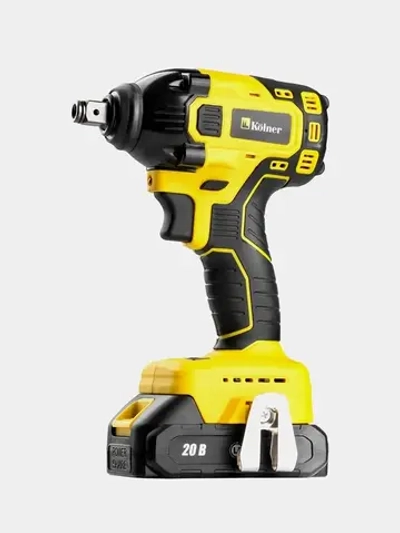 Аккумуляторный гайковерт KOLNER KCW 20/350 (Li-Ion, 20 В, 2 А·ч, бесщеточный двигатель)