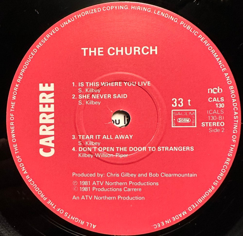 The Church - The Church (Скандинавия 1982г.)