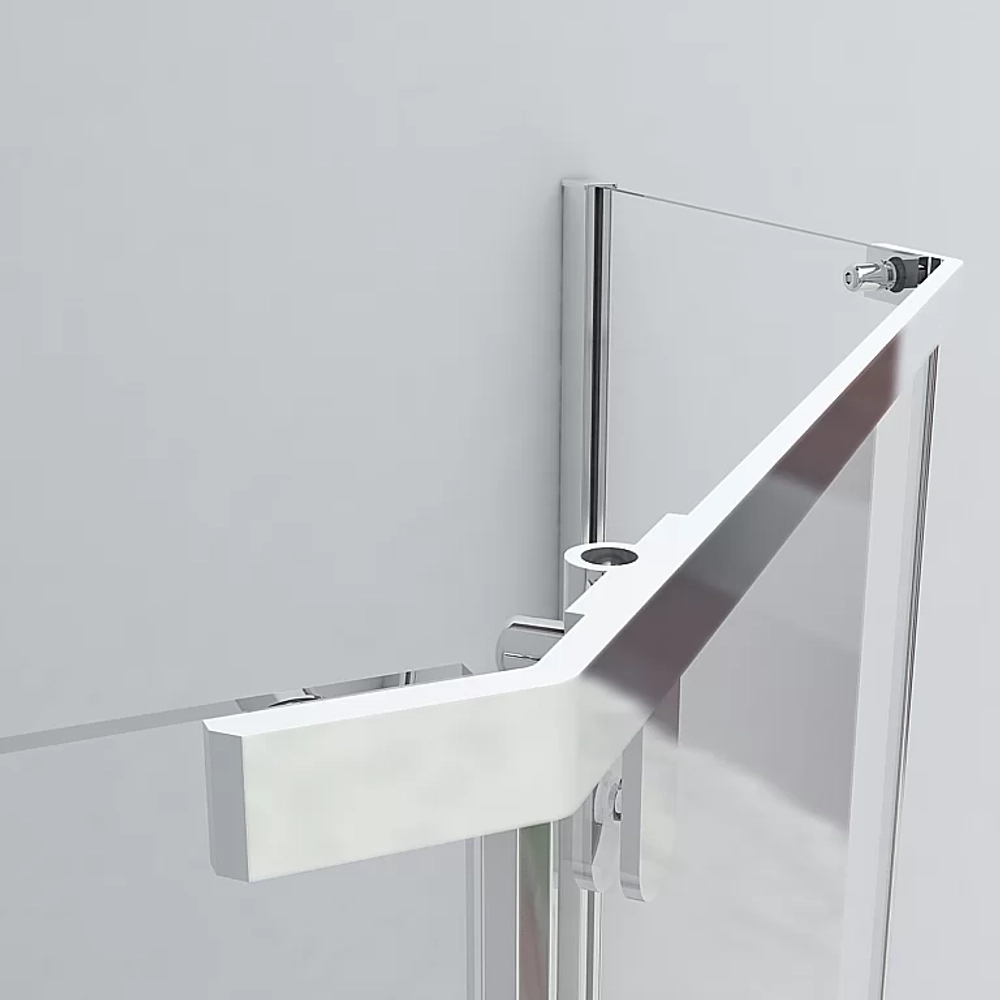 Душевой уголок Vincea Stresa VSP-1S900CLGM 90x90 стекло прозрачное/профиль вороненая сталь
